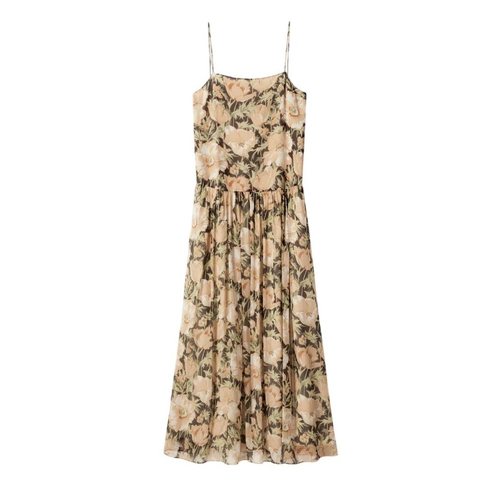Lilysilk Slip Dress -Made With Liberty Fabric Style 324809 in Poppy Parade